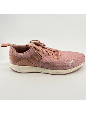 Puma NRGY Neko Knit Womens Size 11 Pink Athletic Running Walking Shoes Sneakers